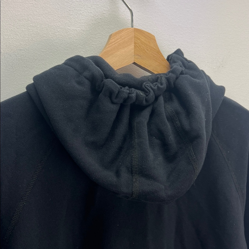 Reigning Champ Black Full-Zip Hooded Sweatshirt - Picture 8 of 10